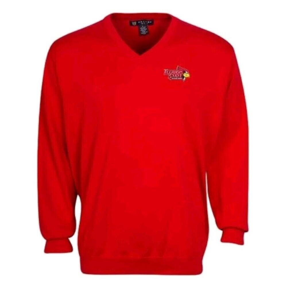 Oxford NCAA Illinois State Redbirds Men's Devon V-Neck Sweater XXL
